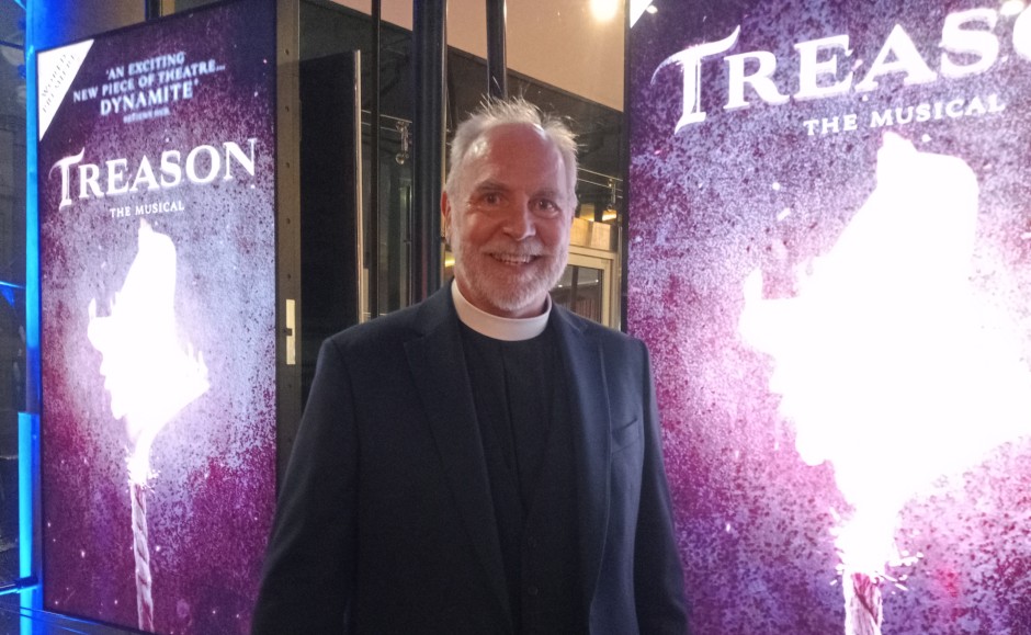 Rev Doug Ross at the Festival Theatre in Edinburgh