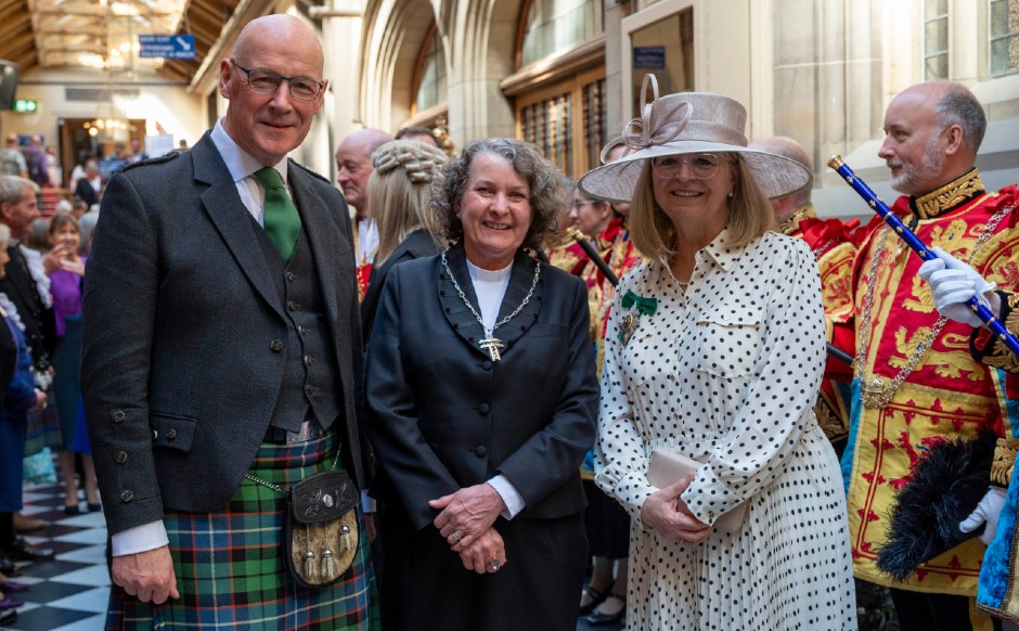 Rt Rev Rosie Frew, Moderator of the General Assembly, and Lady Elish Angiolini, Lord High Commissioner.