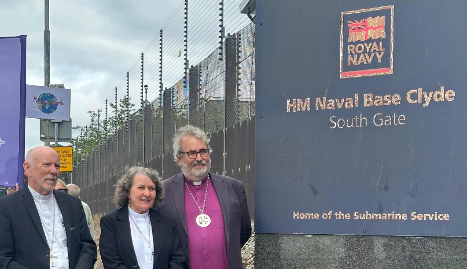 Rosie Frew faith leaders Faslane