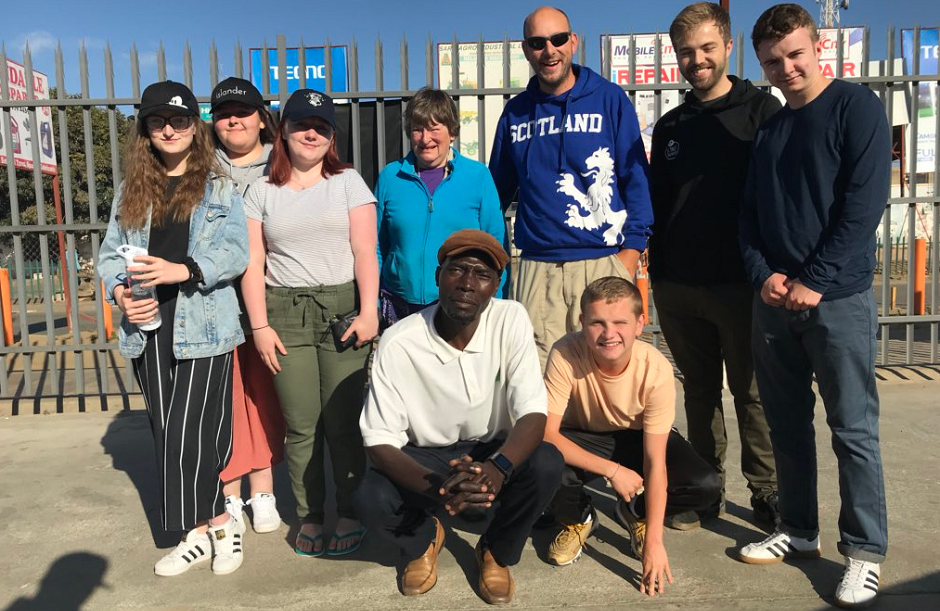 Young people from St Paul's Youth Forum in Zambia