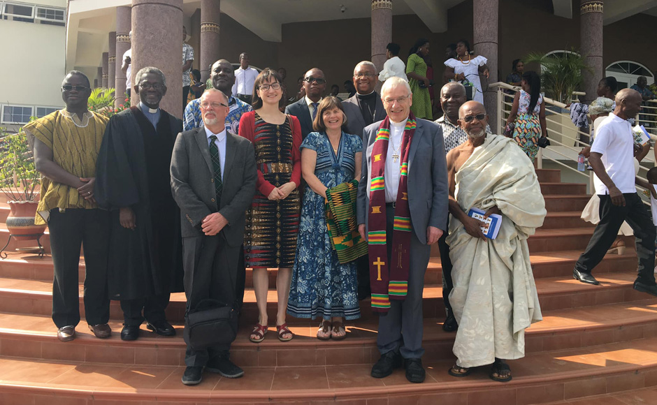 Rt Rev Colin Sinclair, Moderator of the General Assembly of the Church of Scotland, is visiting partner churches with his wife Ruth