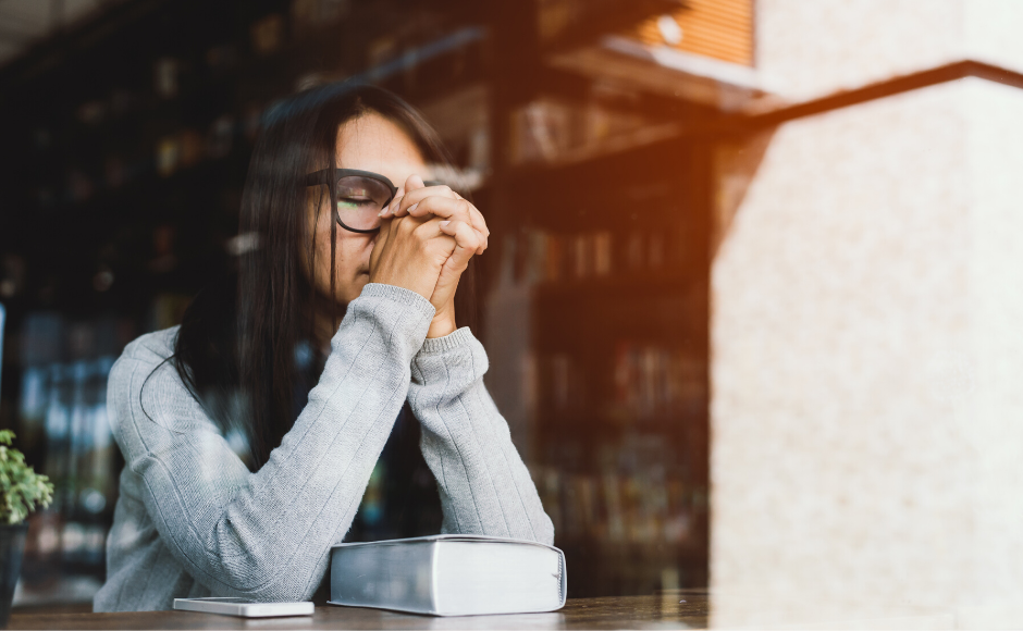 Woman praying