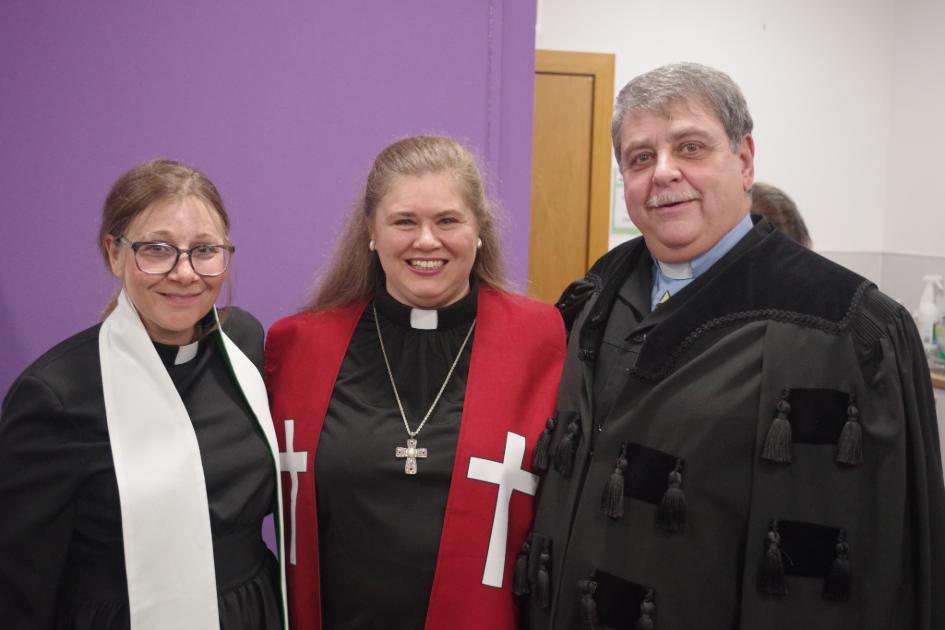 Karlien with fellow South African ministers Rev Adri la Grange and Rev Alwyn Landman
