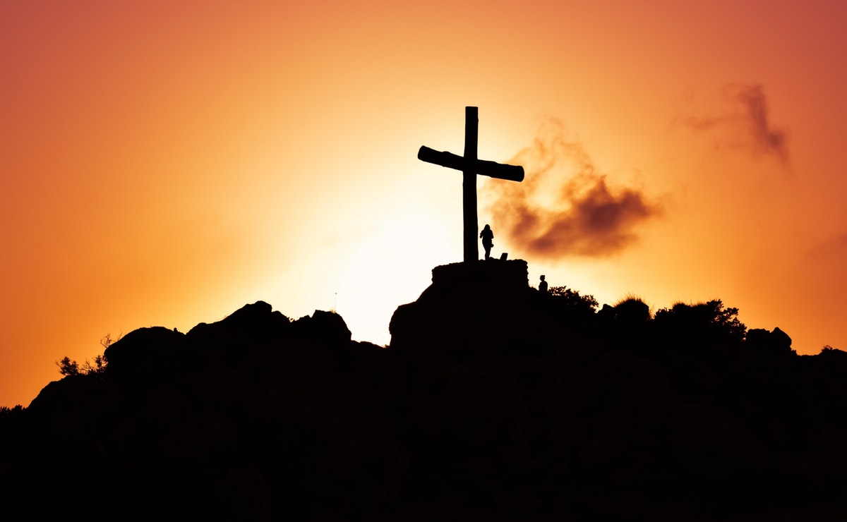 Cross on a hill