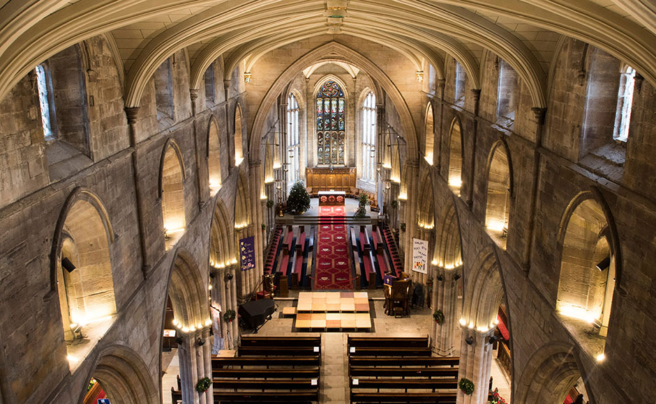 A church building