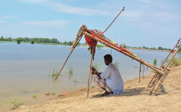 Flooding farmer 