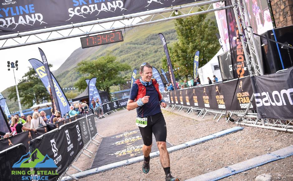 Finish line Jim Stewart