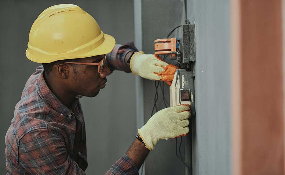 Electrician Working