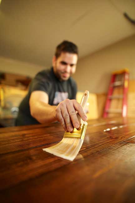 Varnishing Wood