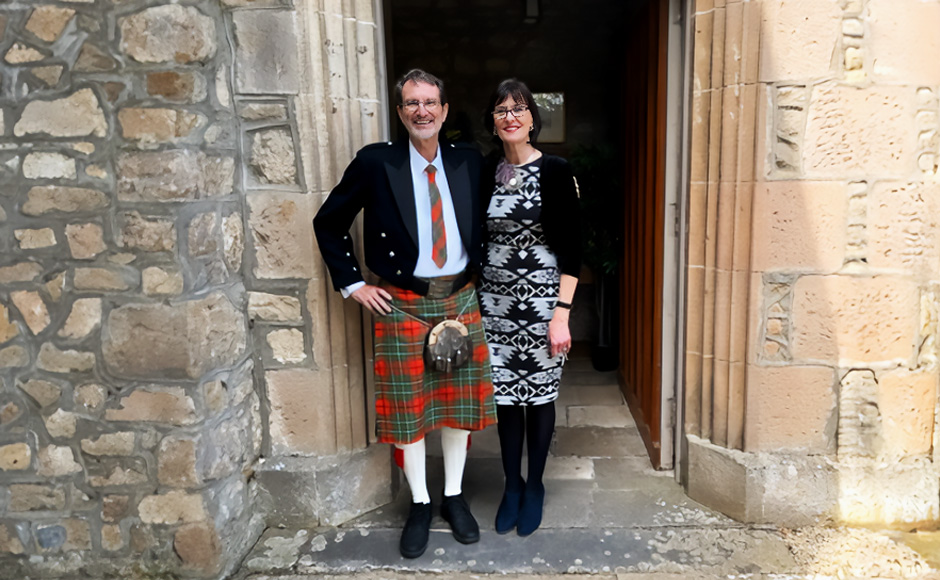 Rev Breda Ludik With His Wife Francé 