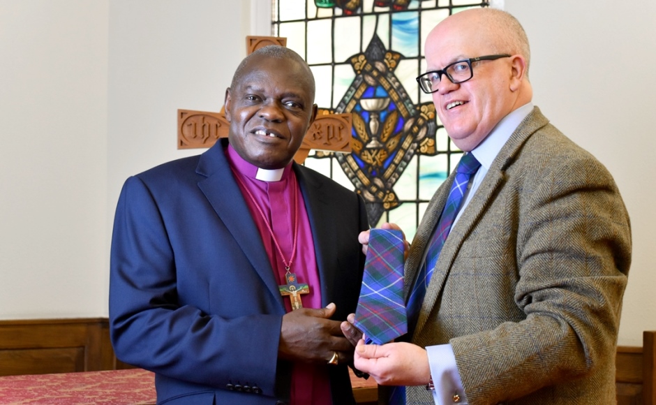 Rev Dr John McPake and the Archbishop of York