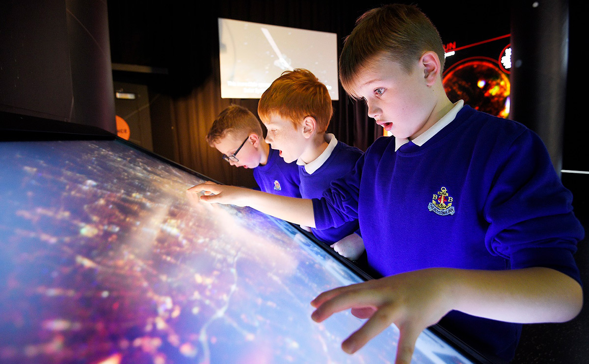 Boys Brigade at the Glasgow Science Museum