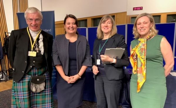 The The Moderator with members of the Scottish Parliament