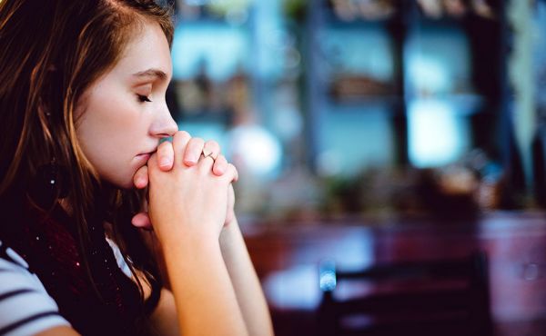 Woman praying