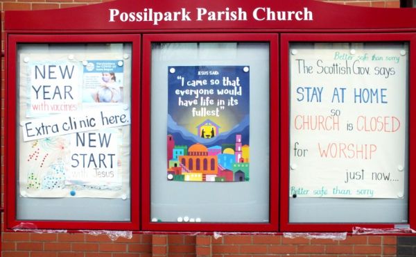 Possilpark Parish Church is being used as a vaccination centre