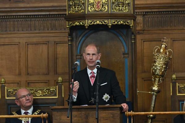 The Duke of Edinburgh addresses the General Assembly.