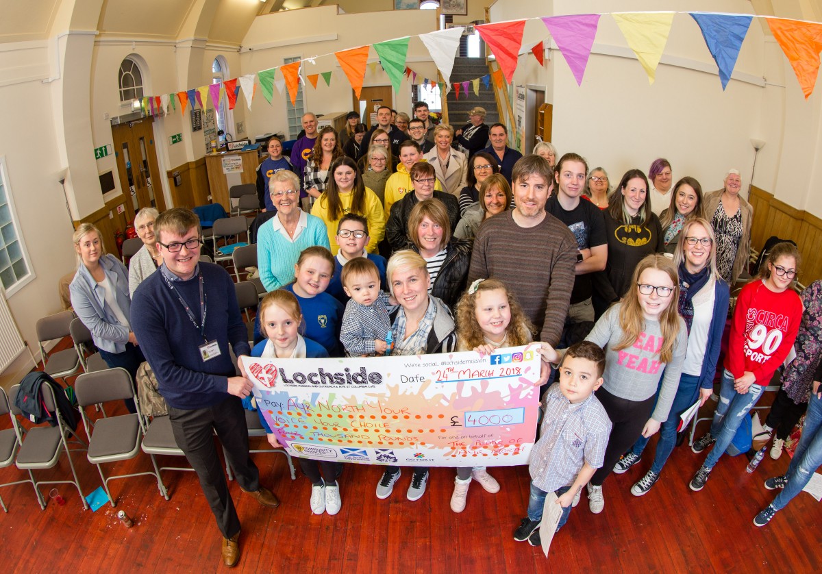 Seven groups won a total of £4500 after the vote at Ayr St Columba Lochside Parish Church