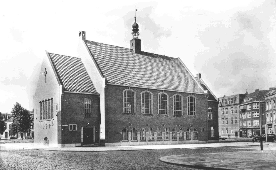 The newly re-built church taken in 1952