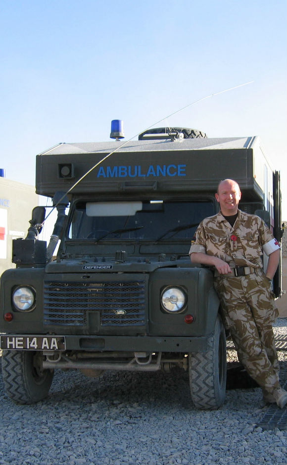 Dr Ian Mellor in Afghanistan