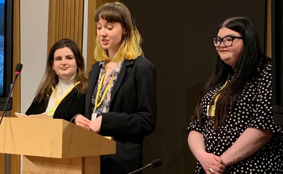 Meemi Matero, Daisy Jamieson and Rosie Hampton