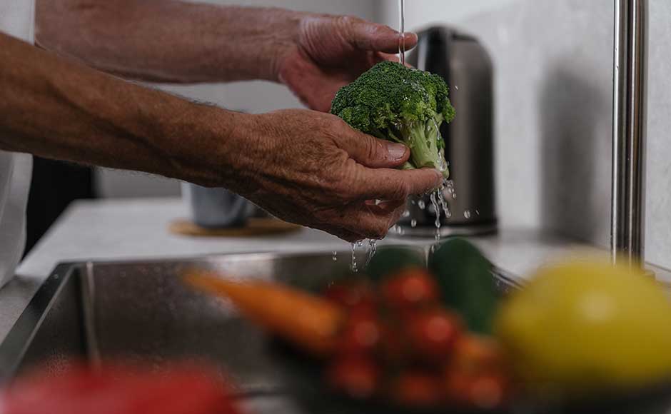 Washing Vegetables