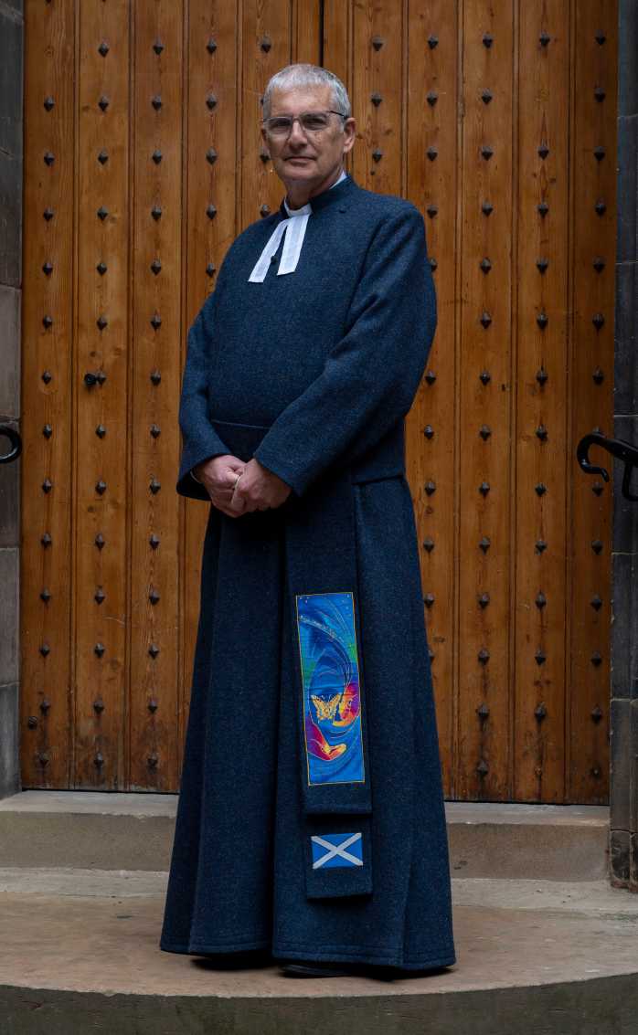 The Rt Rev Dr Iain Greenshields, 68, Moderator of the General Assembly of the Church of Scotland, stayed with the Queen at Balmoral after performing a sermon at Braemar and Crathie Parish Church