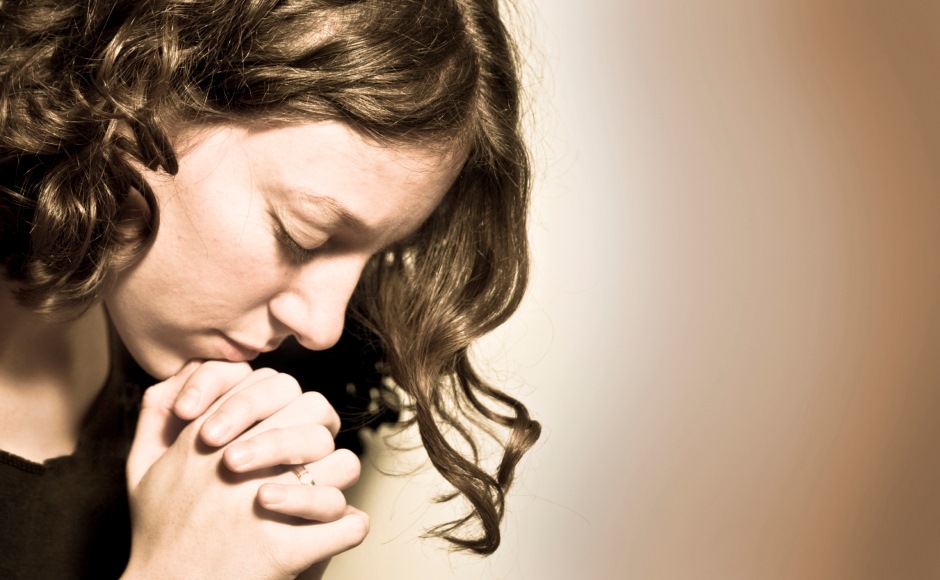 Woman praying