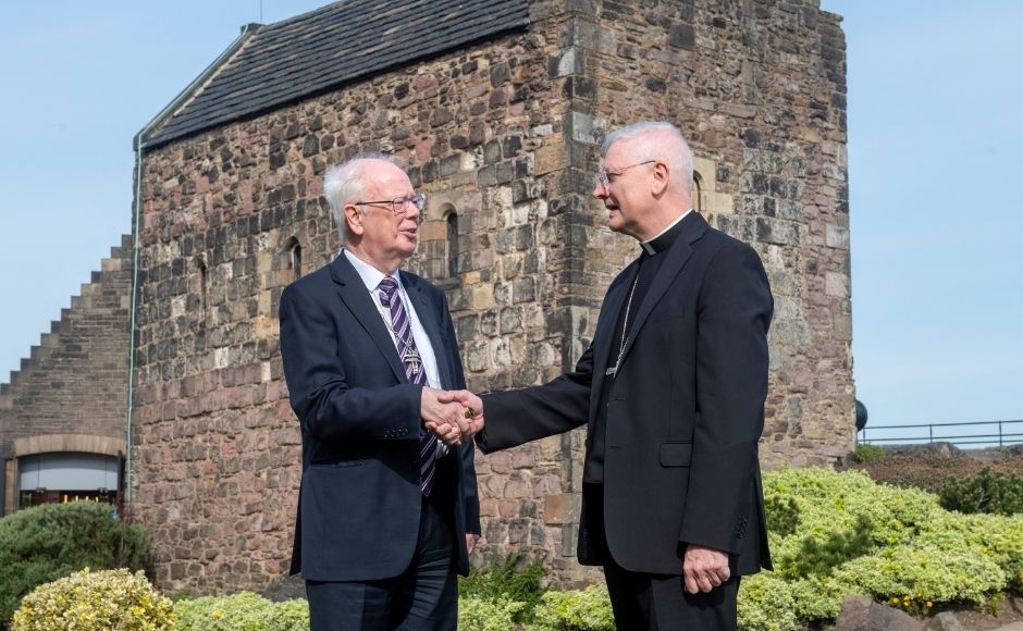 Lord Wallace and Archbishop Leo Cushley