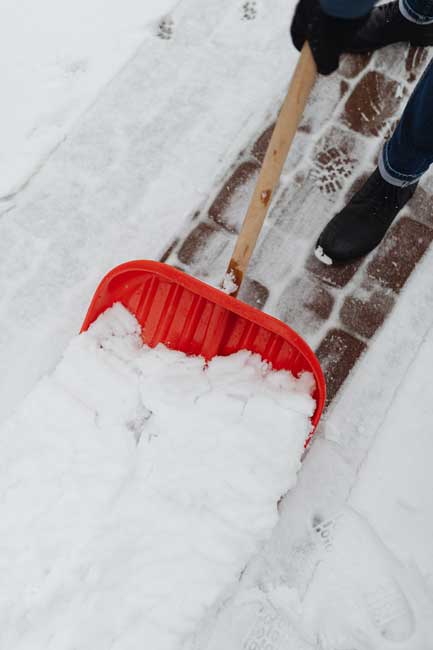 Shoveling Sidewalk