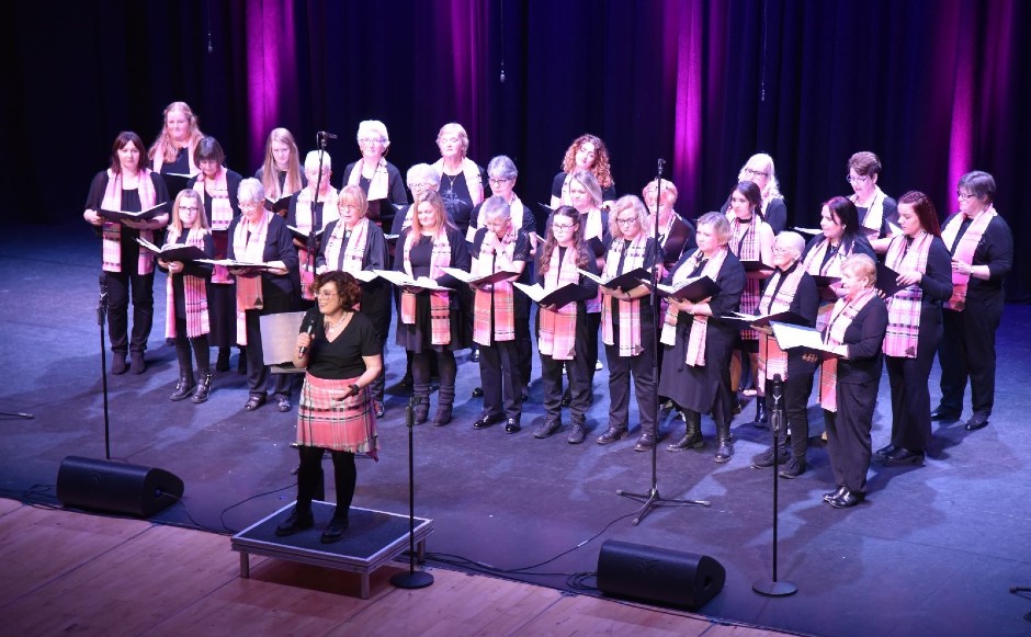 Rev Jill Clancy leads the Songs for All choir