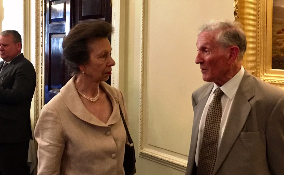 Princess Anne and Dr Stuart Steele