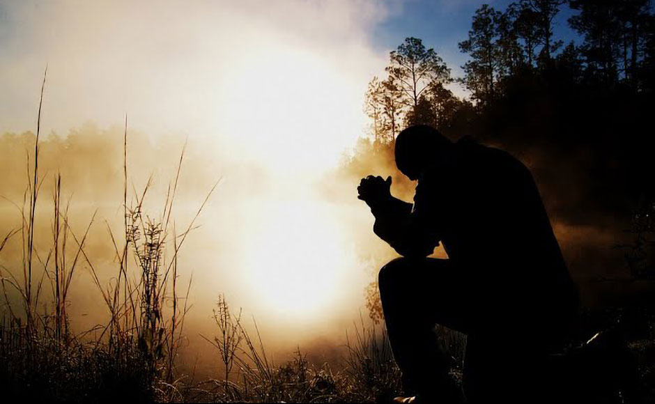 Man praying