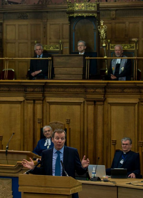 Prof Jason Leitch speaking