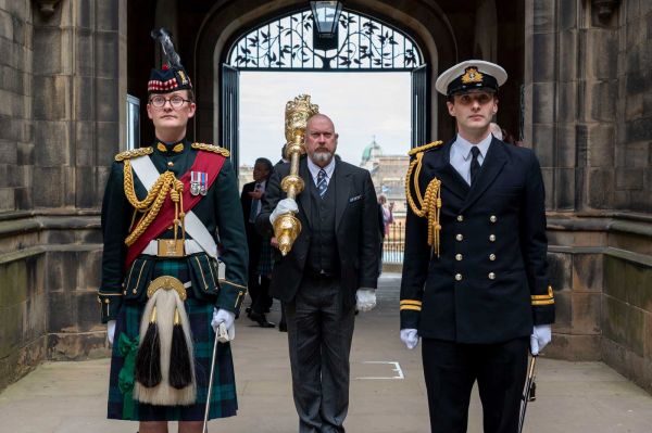 Tuesday's opening procession