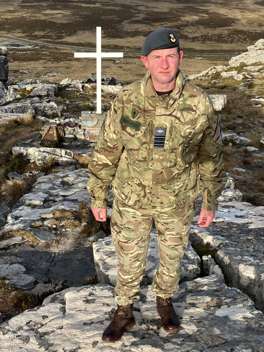 Rev Craig Lancaster On Mount Harriet