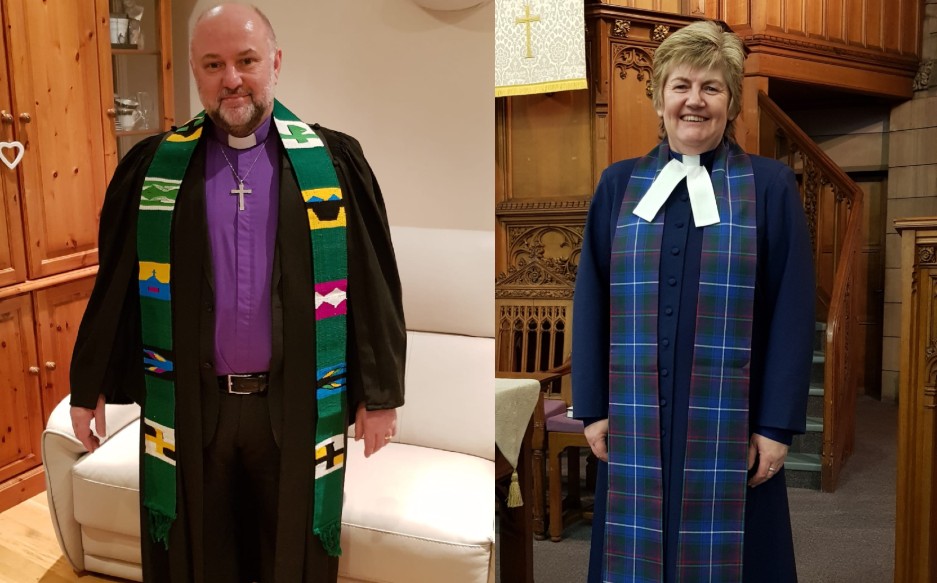 Rev Carl Irvine and Rev Dawn Laing
