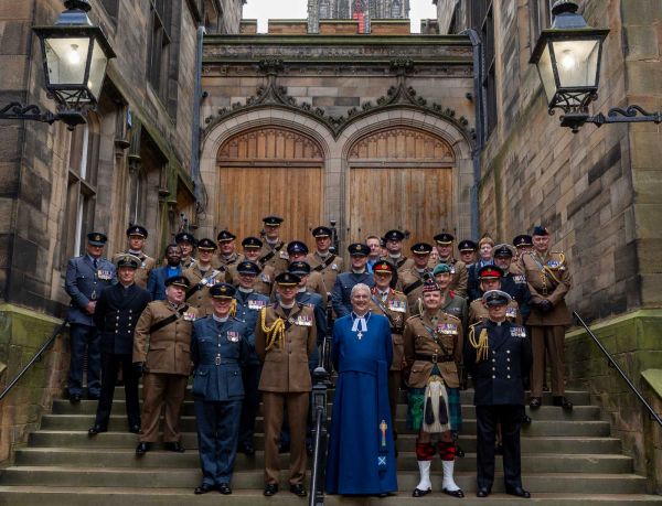 Moderator and military chaplains