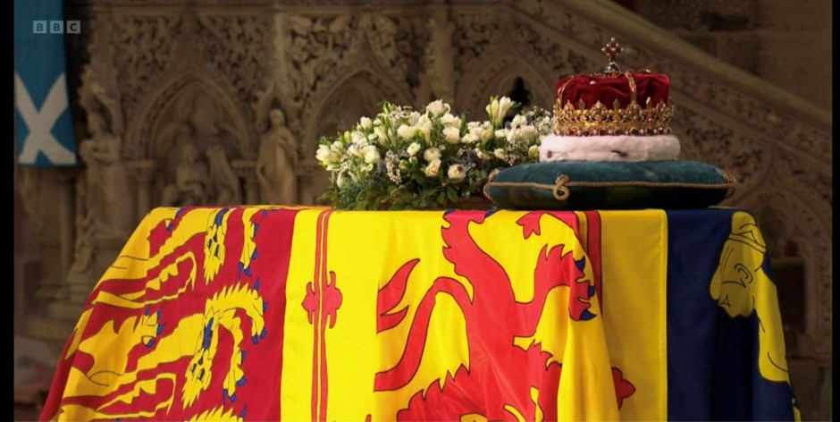 Queen's coffin