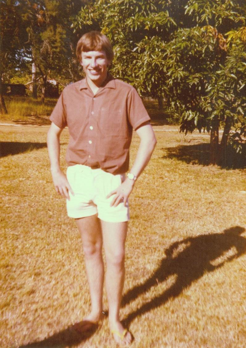 A young Rt Rev Colin Sinclair who lived out of a car in Zambia for three years in the 1970s when he worked for Christian charity Scripture Union