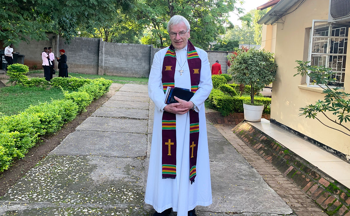 Rt Rev Colin Sinclair in Zambia