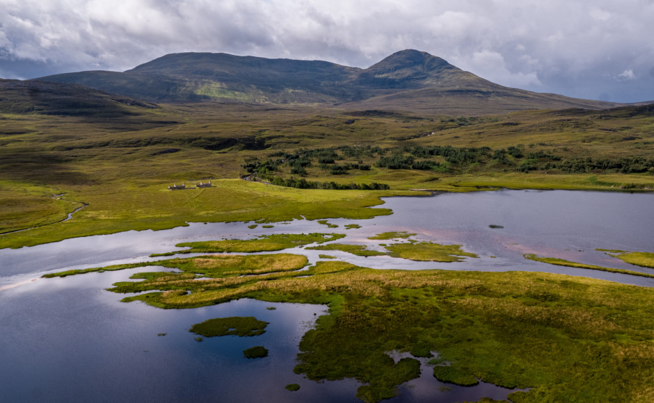 A view of lochs in Scotland