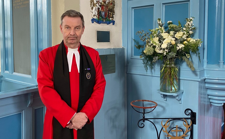 Rev Neil Gardner of Canongate Kirk in Edinburgh