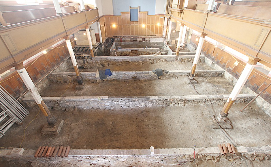 During the renovation at Cairnlea Parish Church