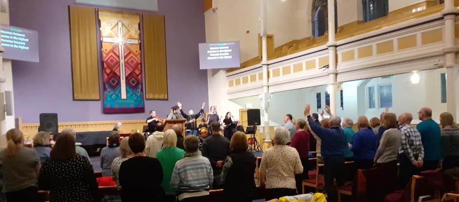 Worshippers At Aberdeen Roadshow