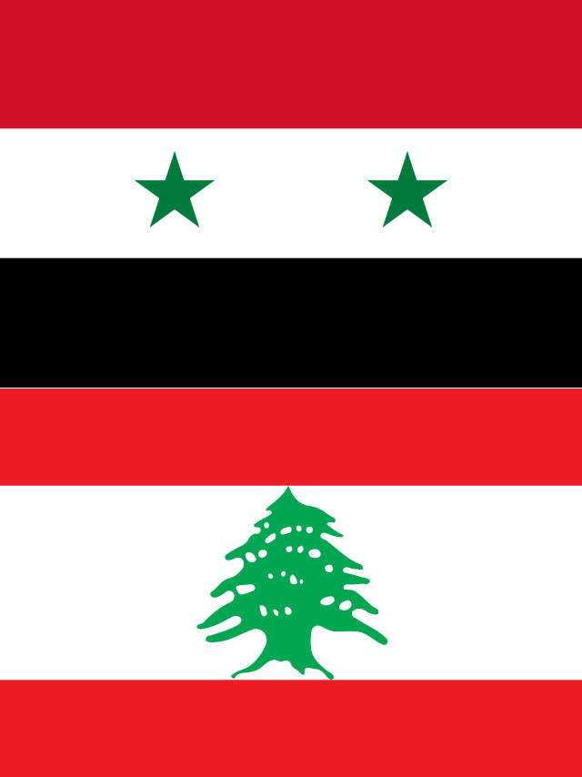 Flag of Syria and Lebannon