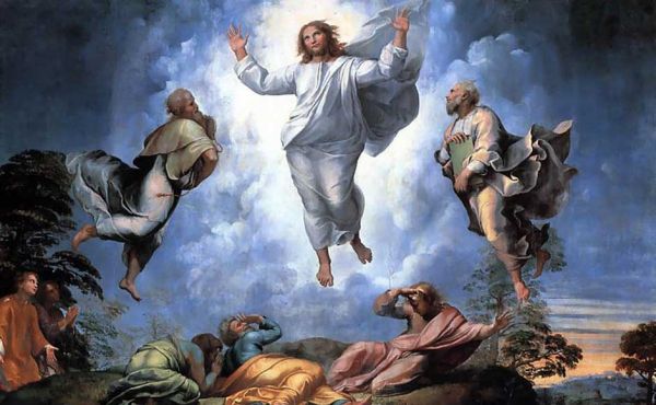 Transfiguration of Jesus painting