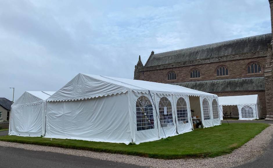 Church tent Forfar 