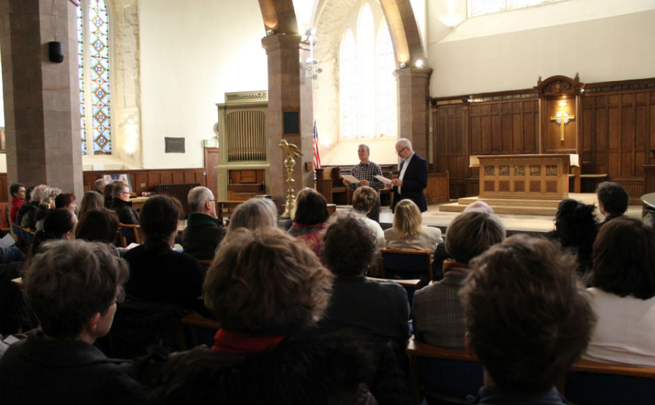 Opening worship at Greyfriars Kirk was led by Rev Dr Richard Frazer