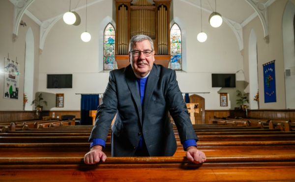 Rev Dr Shaw James Paterson in Strathaven Trinity Parish Church