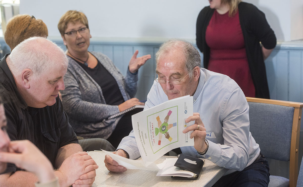 A previous participatory budgeting event in Dundee